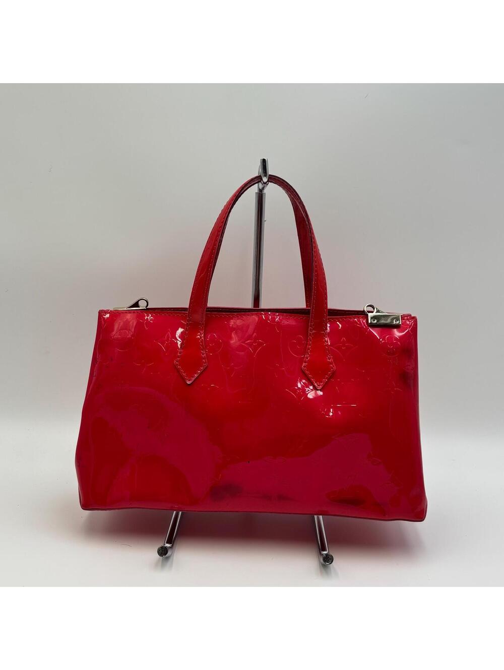 Louis Vuitton Monogram Vernis Wilshire Boulevard Tote PM Hot Pink Patent Leather - Picture 5 of 11